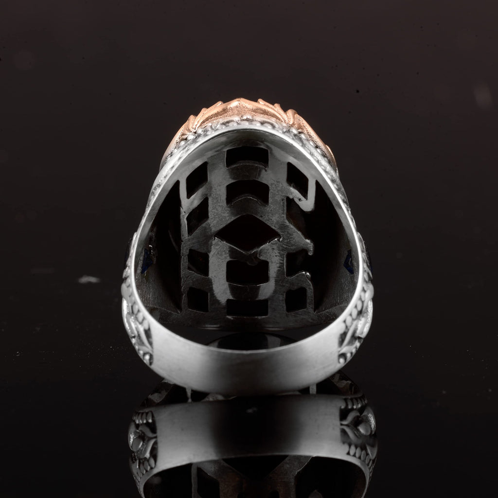 Vintage Style 925 Sterling Silver Ring with Natural Druzy Quartz Stone — 5