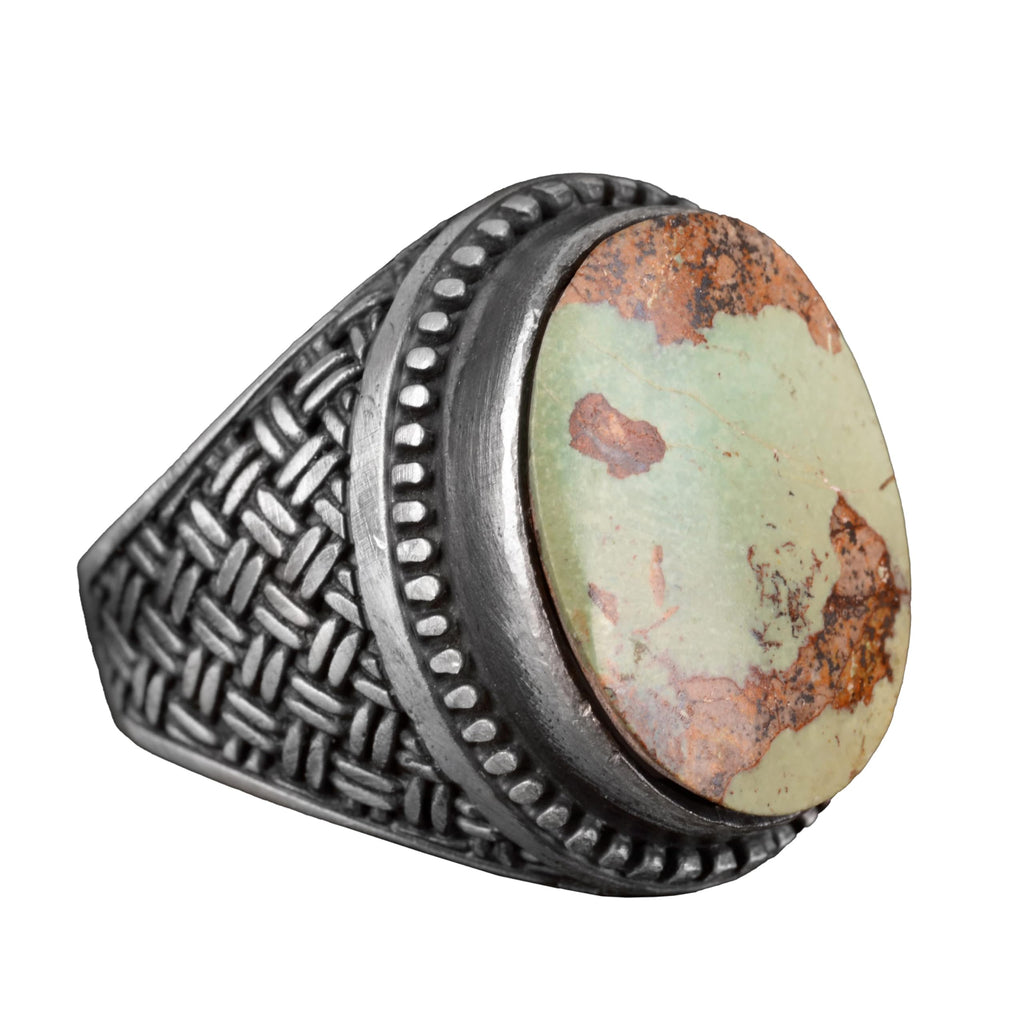 Natural Arizona Turquoise Silver Ring