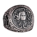 Greek Mythology Ring - Medusa Ring - 925 Sterling Silver Ring