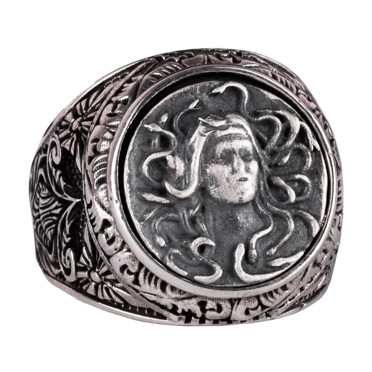 Greek Mythology Ring - Medusa Ring - 925 Sterling Silver Ring
