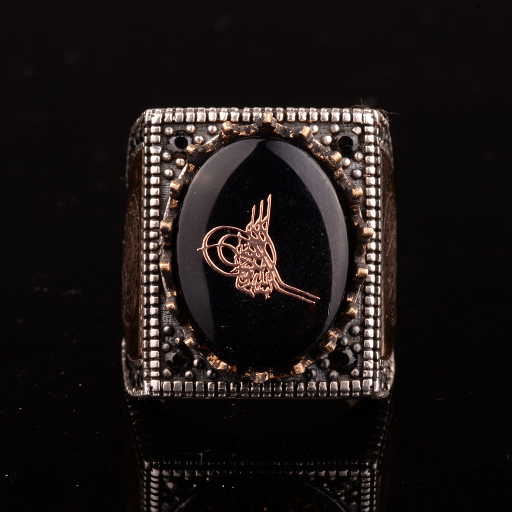 Star of David Ring - Ottoman Seal Ring - 925 Sterling Silver Ring — 3