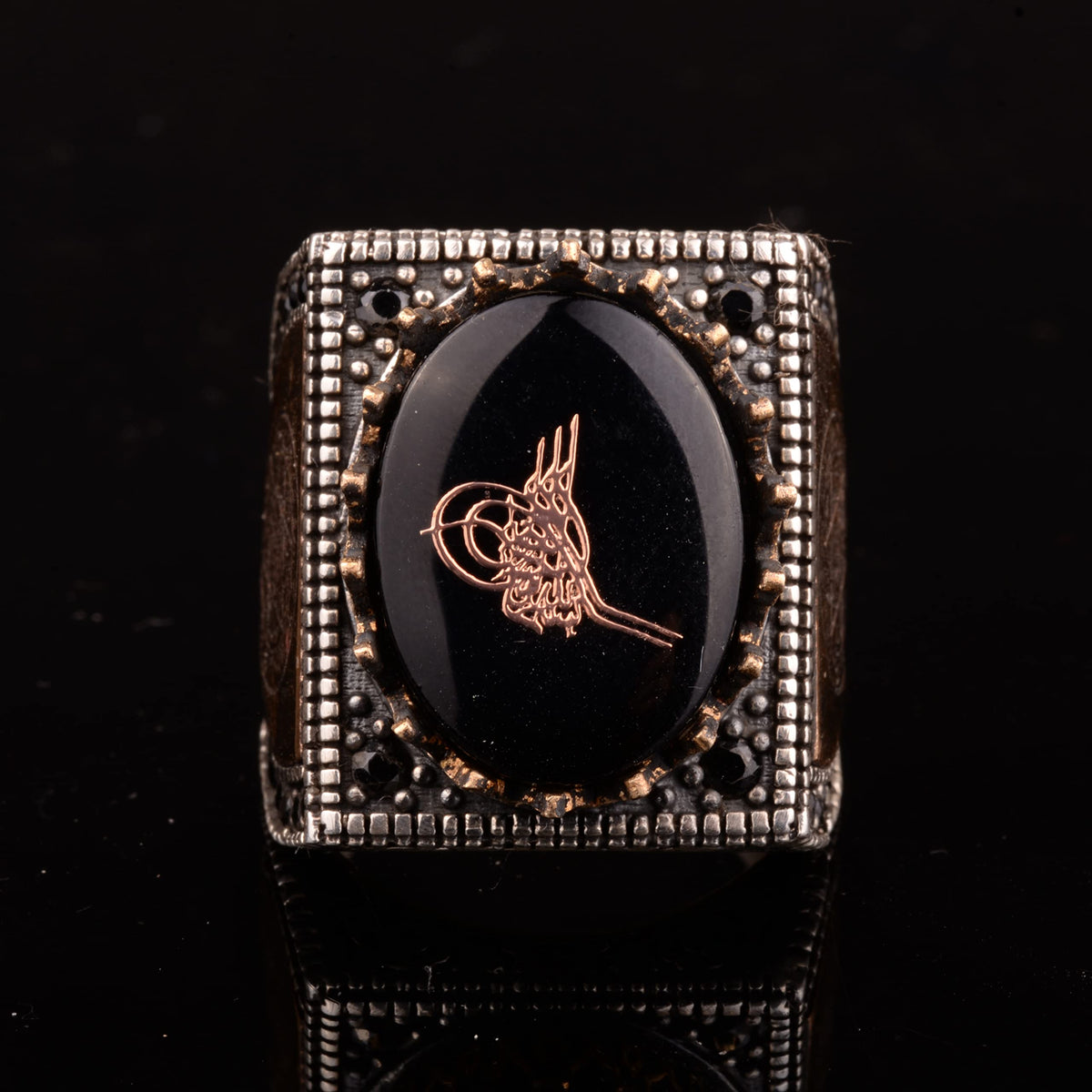 Star of David Ring - Ottoman Seal Ring - 925 Sterling Silver Ring — 3