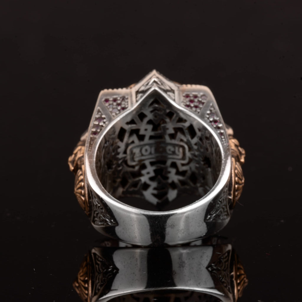 Star of David Ring - Vintage 925 Sterling Silver Men's Ring — 7