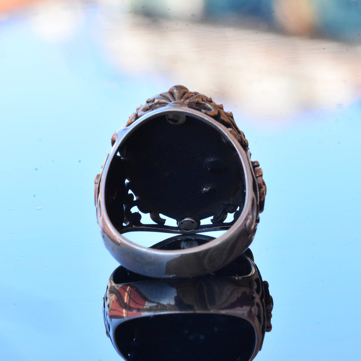 Natural Sapphire Stone Ring — 5