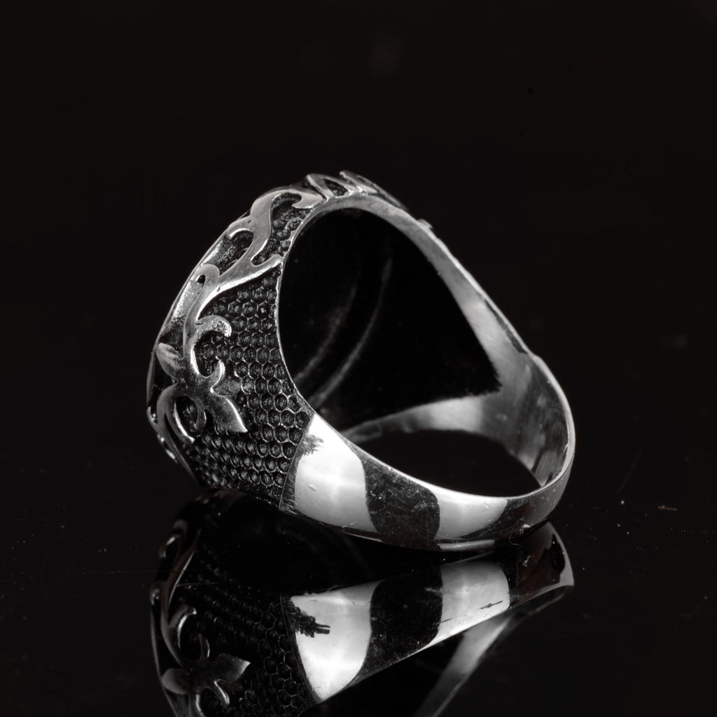 KAMBO Silver Men's Ring, Star of David Ring, Symbolism Ring, David Ring — 6