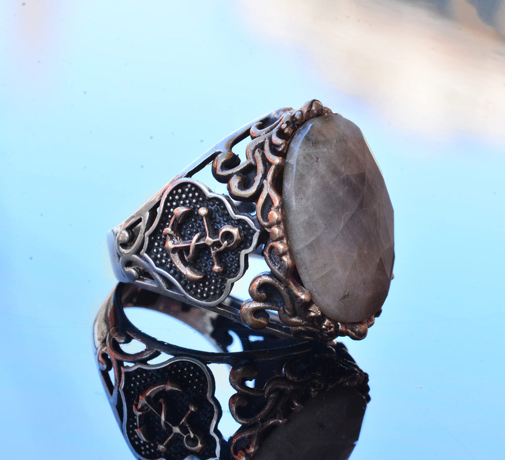 Natural Sapphire Stone Ring — 4