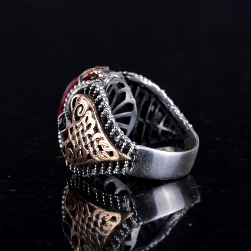 Kambo Natural Ruby Gemstone Ring — 5