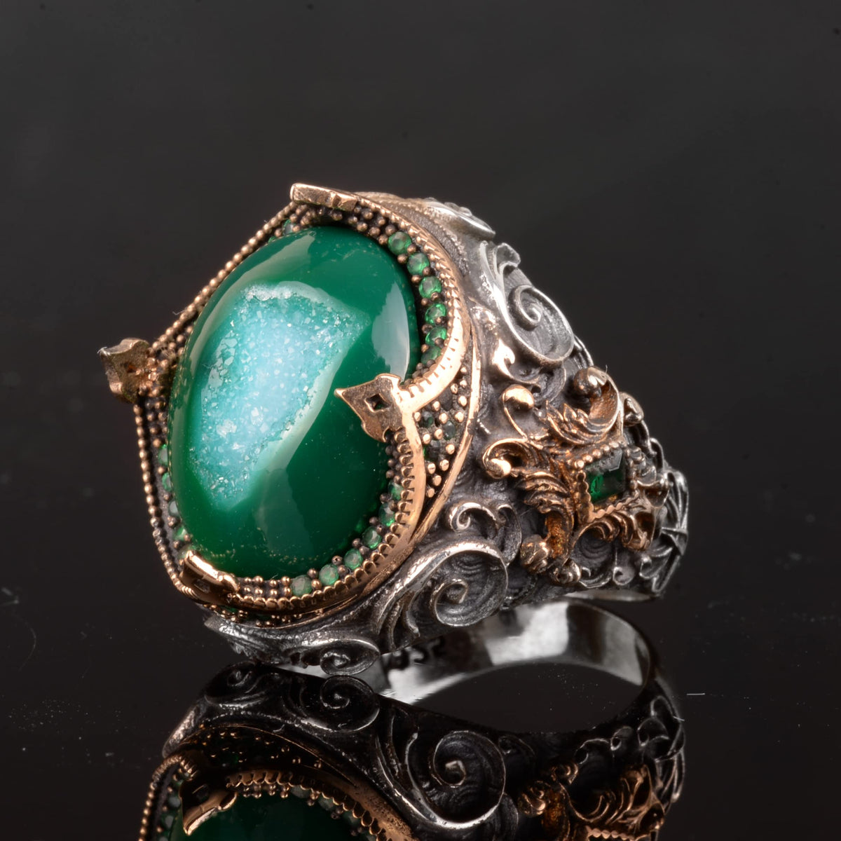Crystal Druzy Quartz Stone Ring (Model-2) — 3