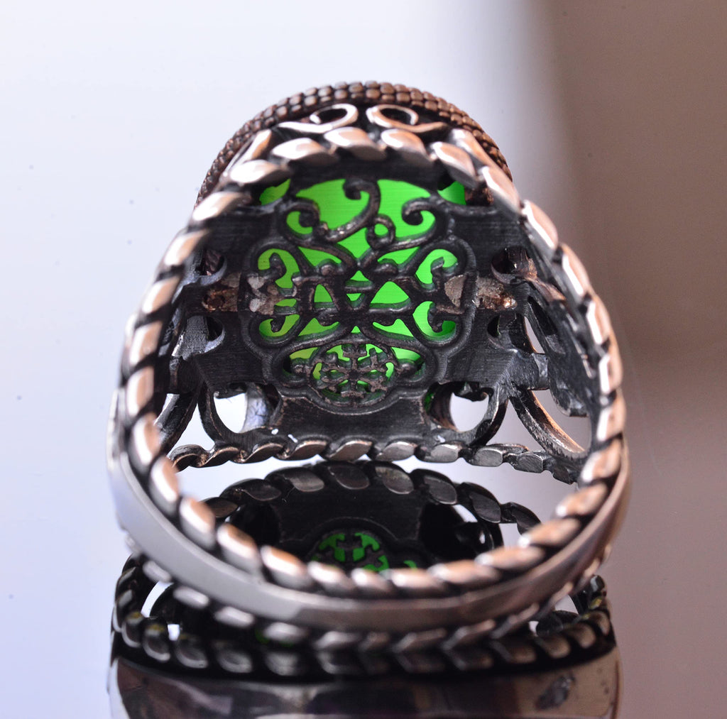 Elegant Snake Figure 925 Sterling Silver Men's Ring Collection — 5