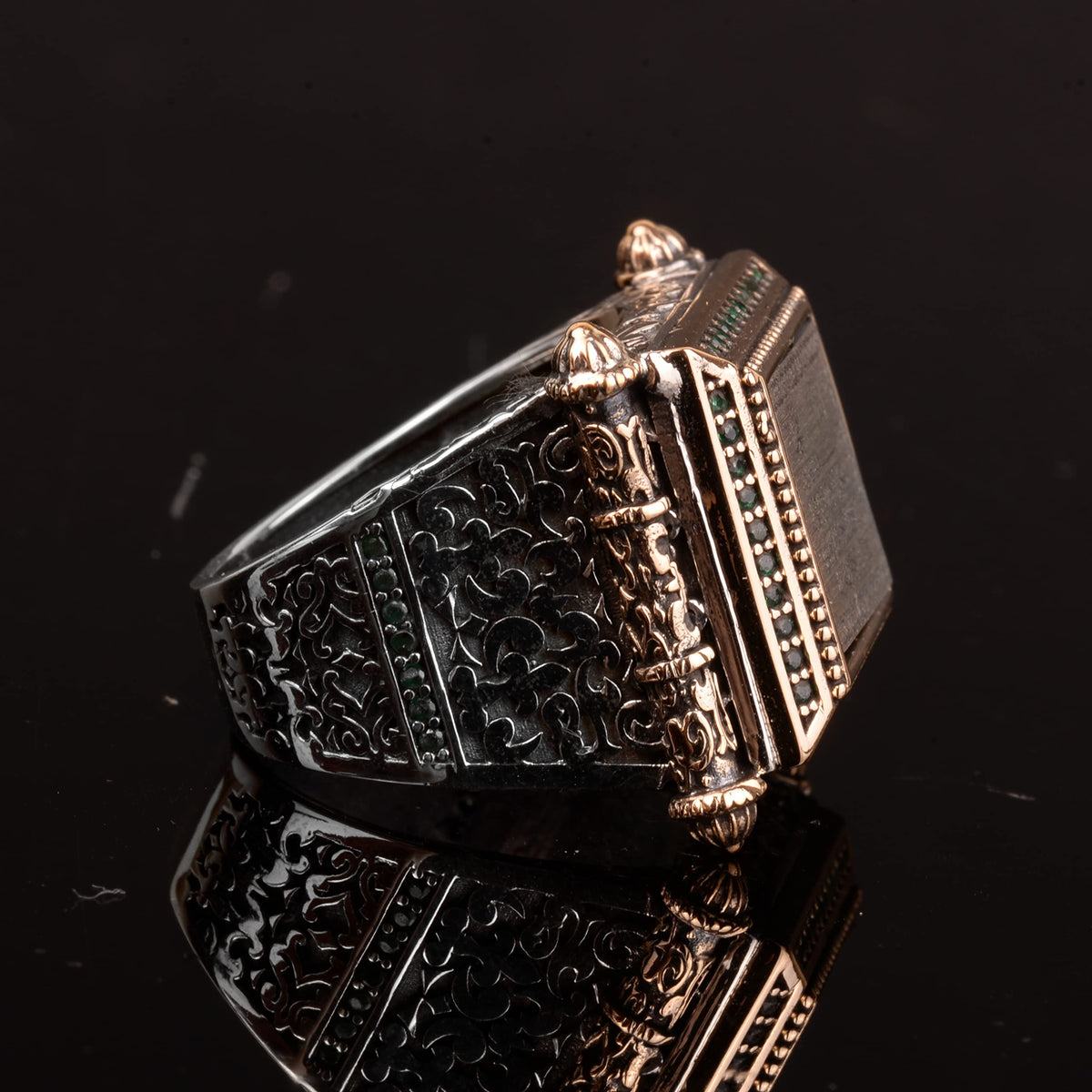 Islamic Men's Ring, Verse Loom Ring, 925 Sterling Silver Ring — 4
