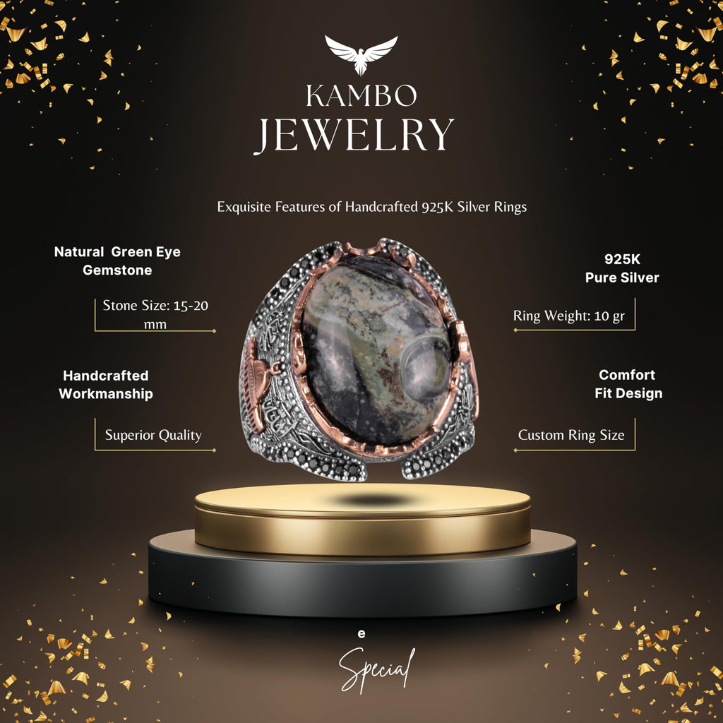 Natural Eye Stone Ring — 2