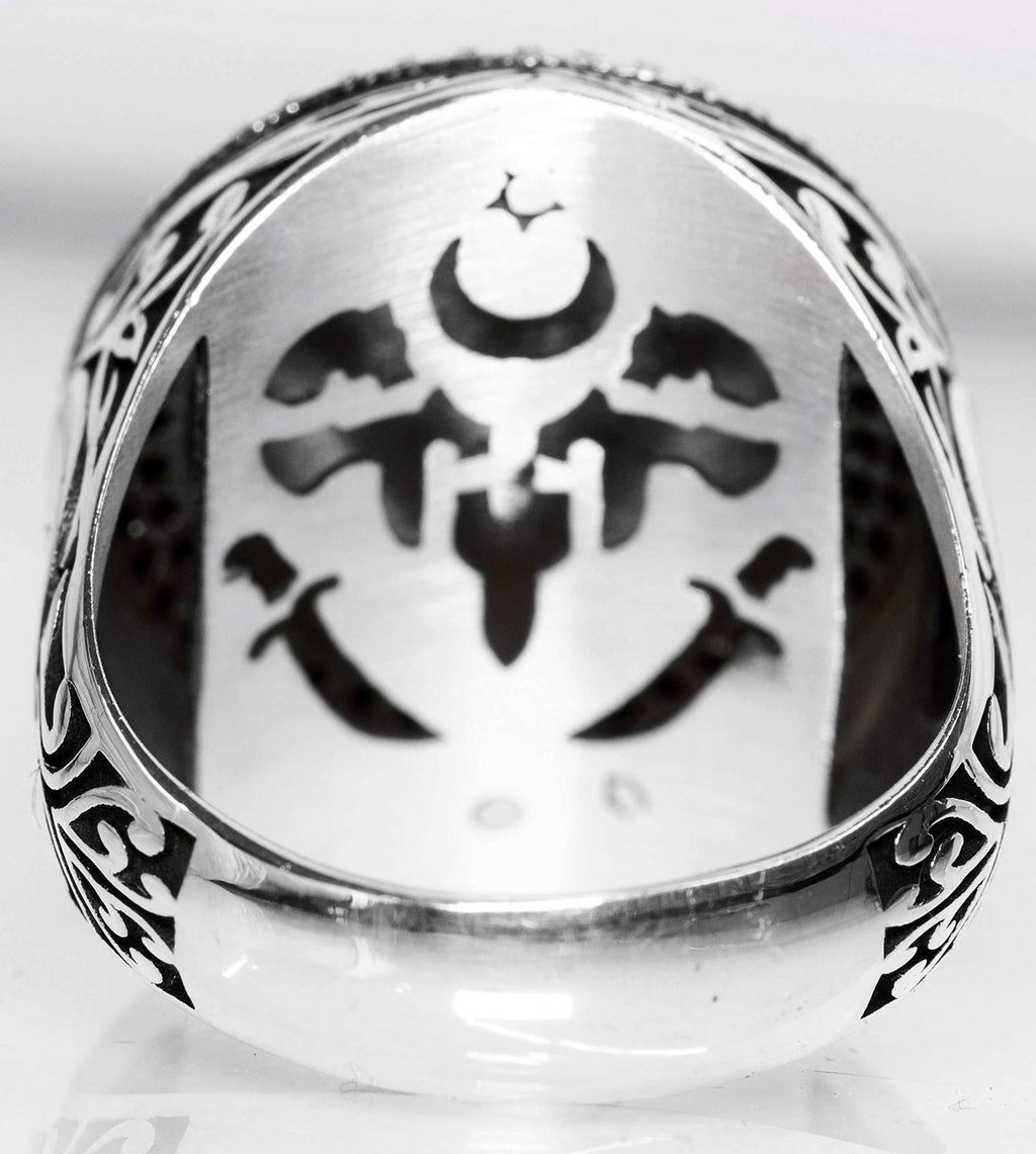 Silver Men's Ring, Star of David — 4