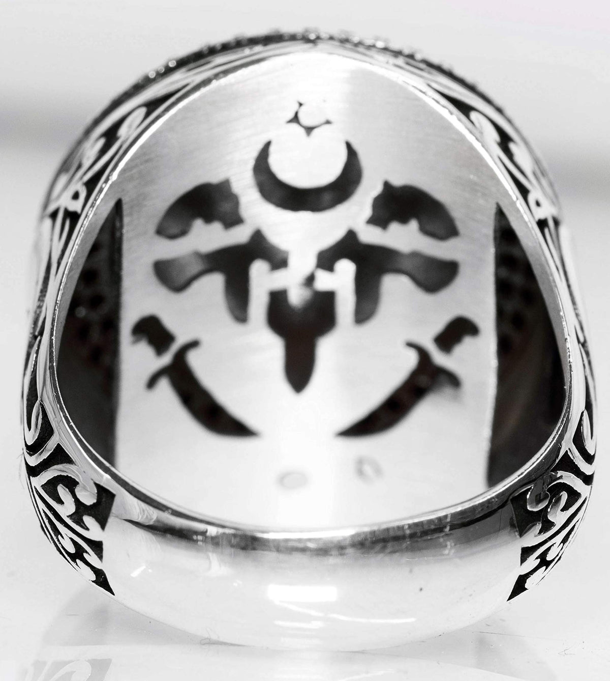 Silver Men's Ring, Star of David — 4