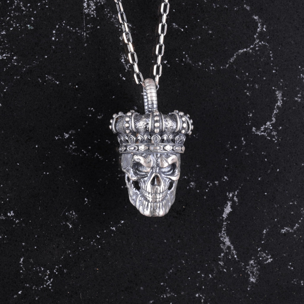 Gothic Necklace - 925 Sterling Silver Men's Necklace - Handcrafted Necklace — 4