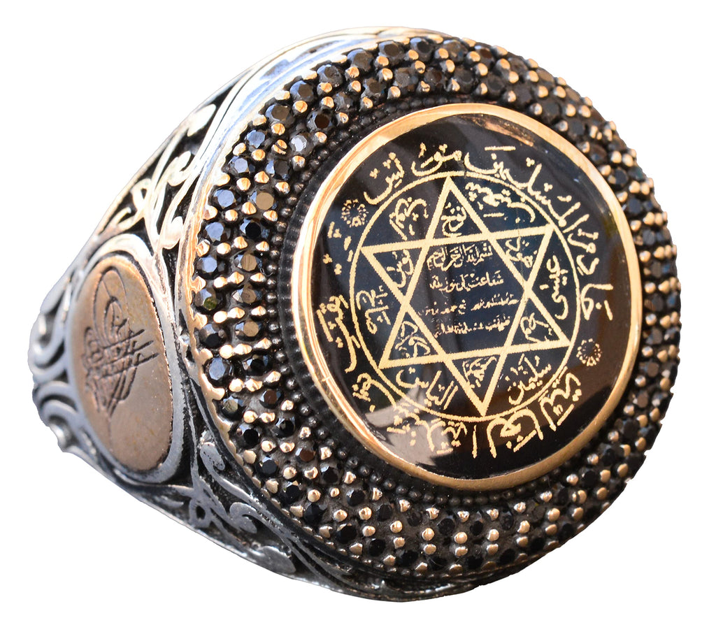 925 Sterling Silver Star of David Ring (Model-3)