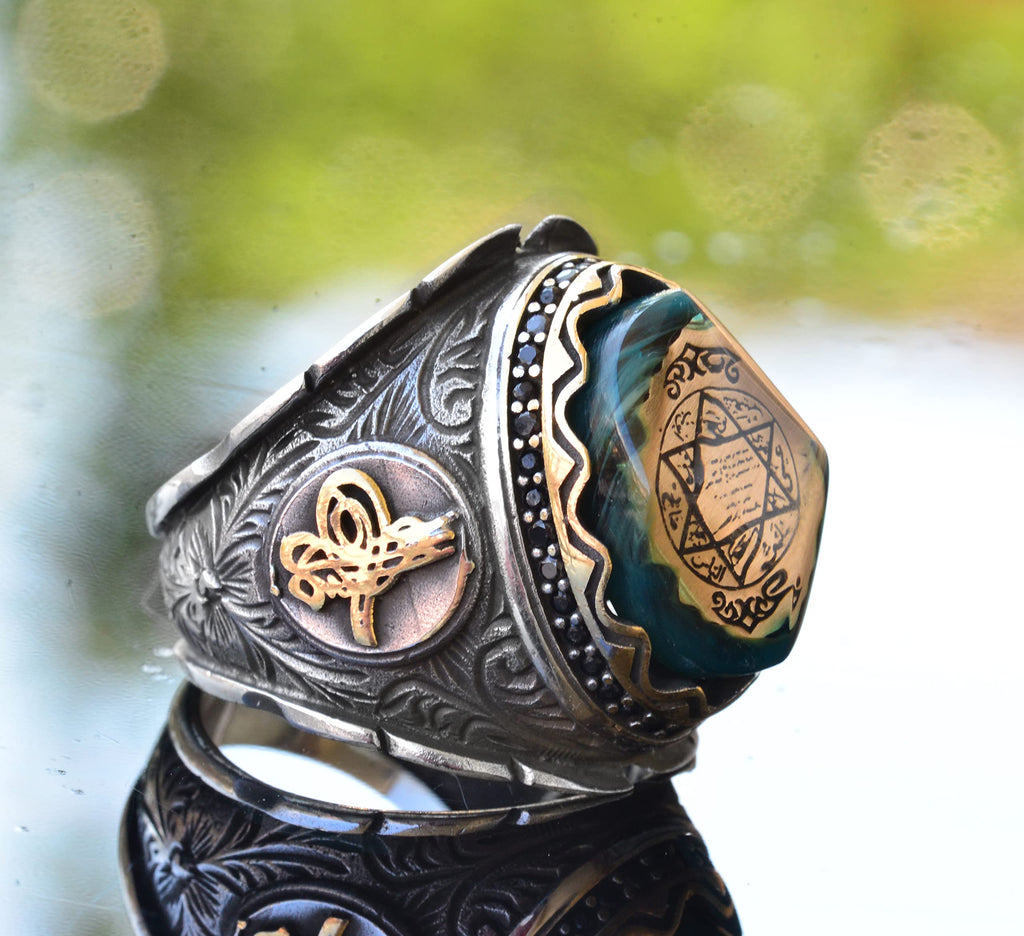 Star of David Men's Ring — 4