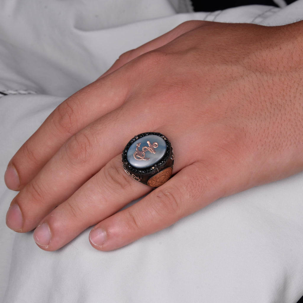 Star David Ring - Handmade 925 Sterling Silver Men's Ring — 3