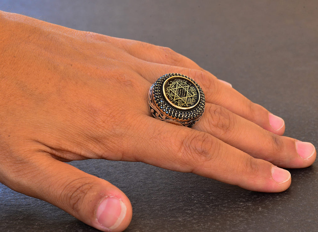 925 Sterling Silver Star of David Ring (Model-3) — 7