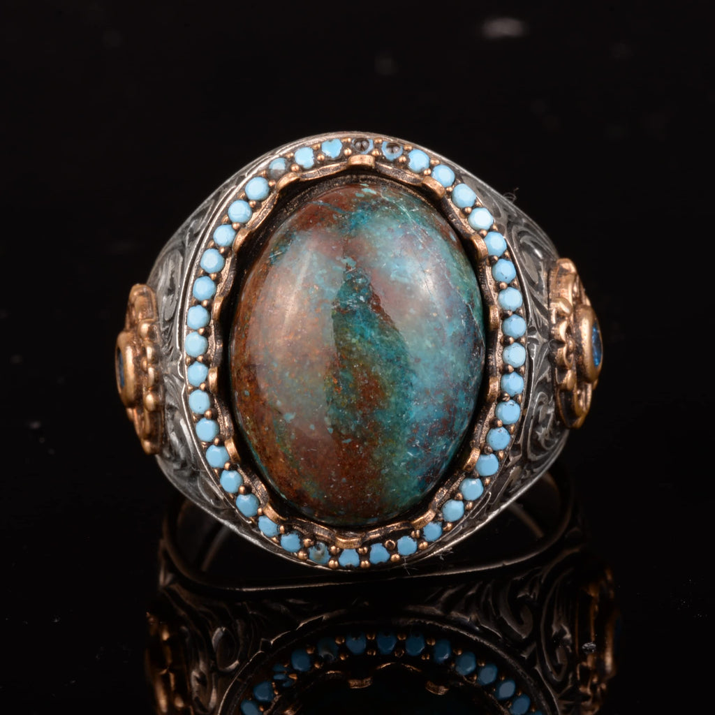 Azurite Stone Ring — 6