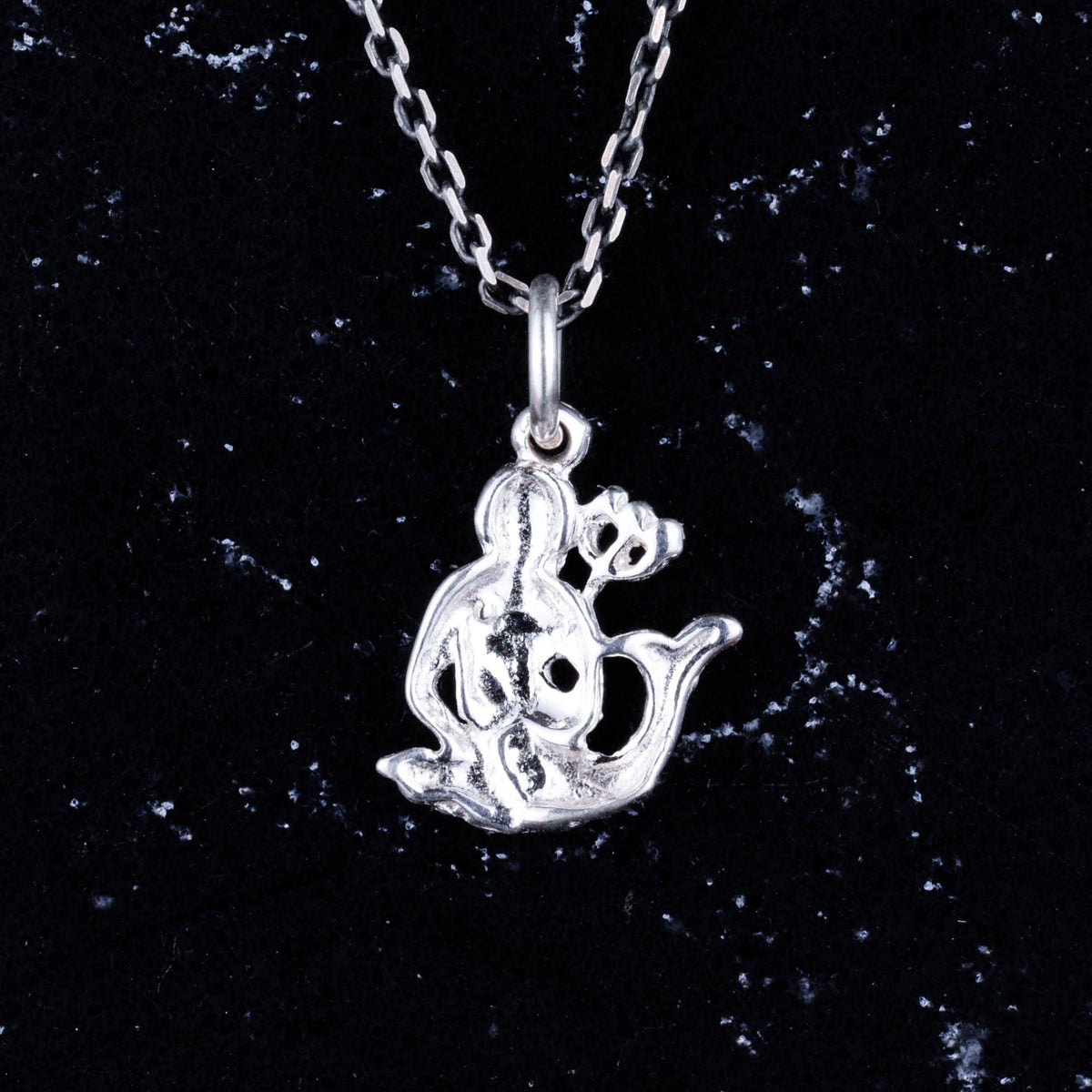 KAMBO 925 Sterling Silver Poseidon Necklace - Handmade Legendary Sea God Amulet — 5