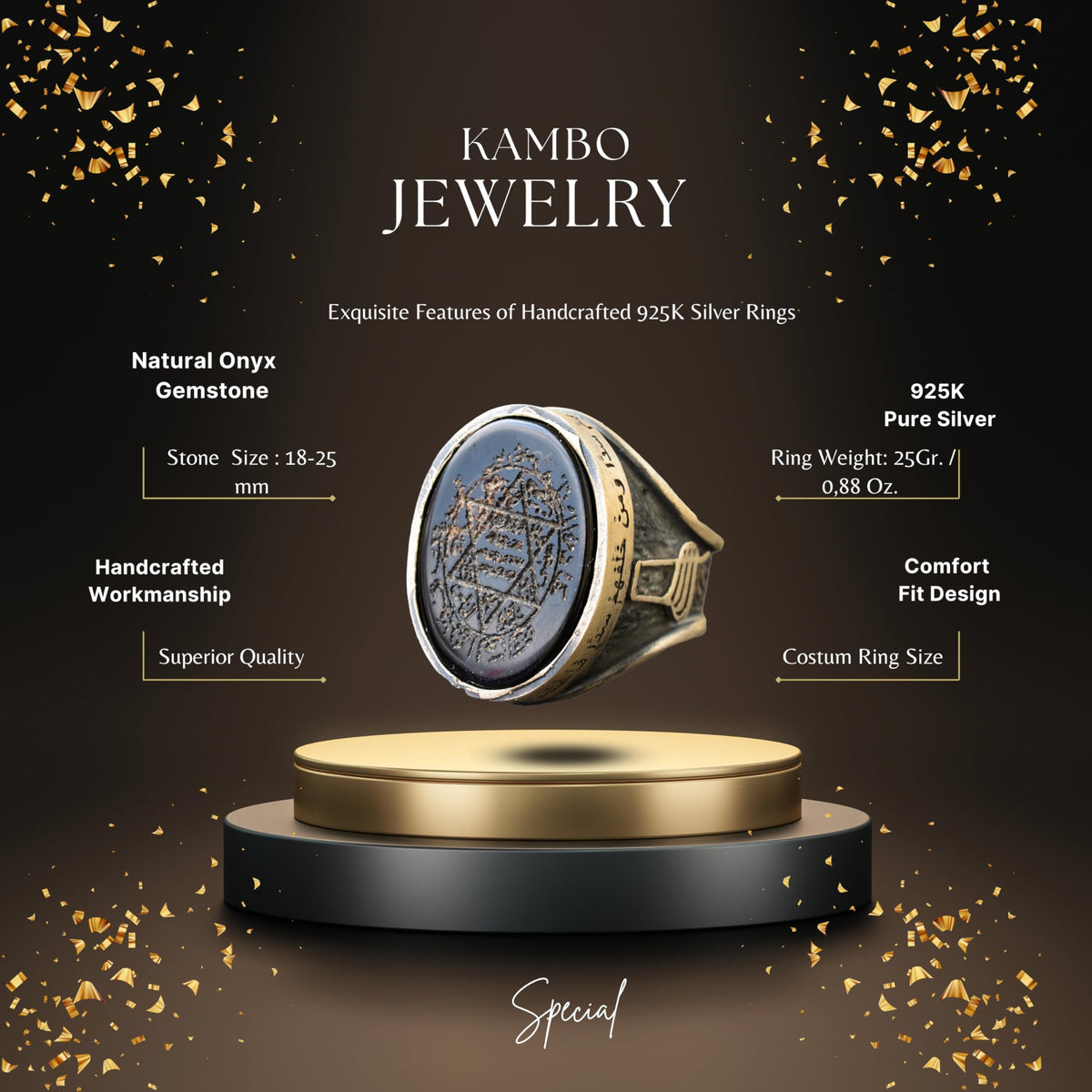 KAMBO Star of David Ring — 2