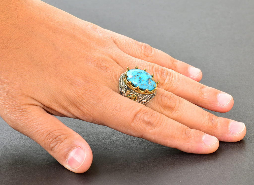 925 Sterling Silver Sultan Ring — 6