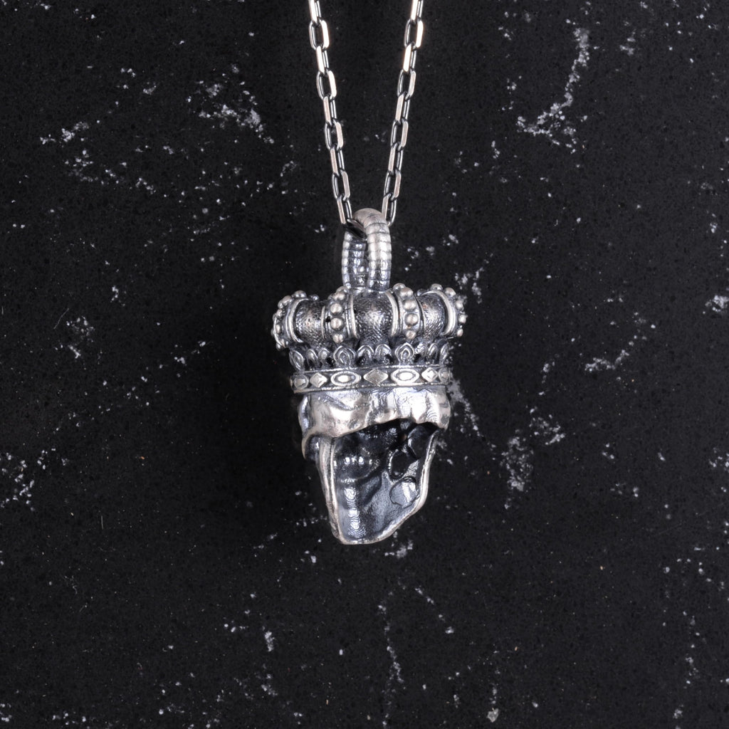 Gothic Necklace - 925 Sterling Silver Men's Necklace - Handcrafted Necklace — 5