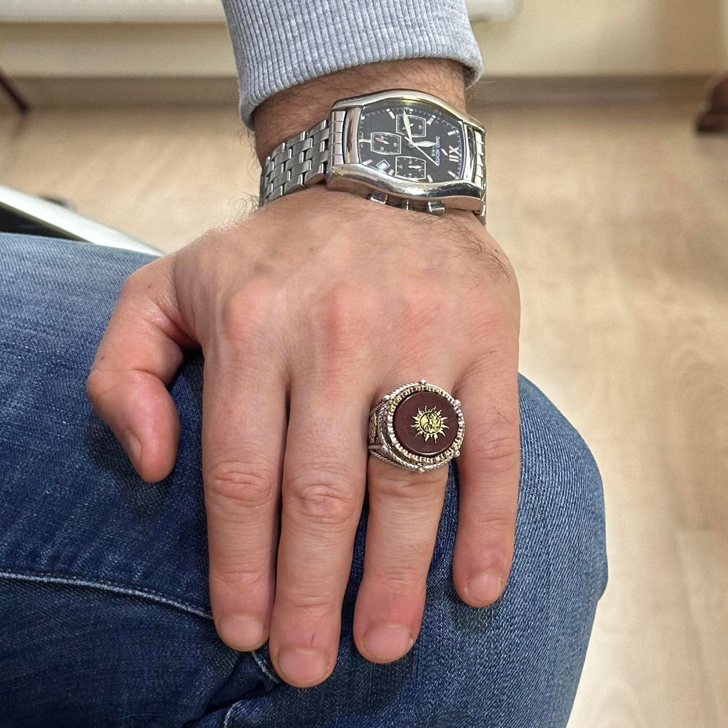 Symbolic Silver Ring — 3