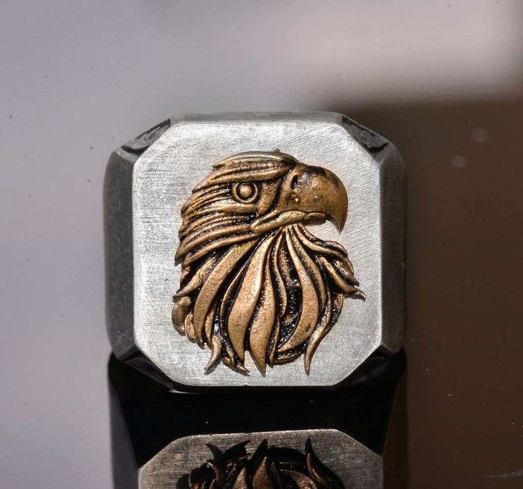 925 Sterling Silver Men's Ring - Ring - Handmade Ring (Eagle) — 5