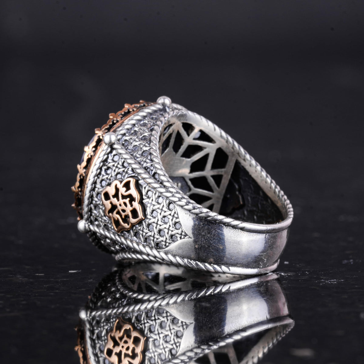 Natural Kyanite Stone Handmade Ring - 925 Sterling Silver Ring — 7