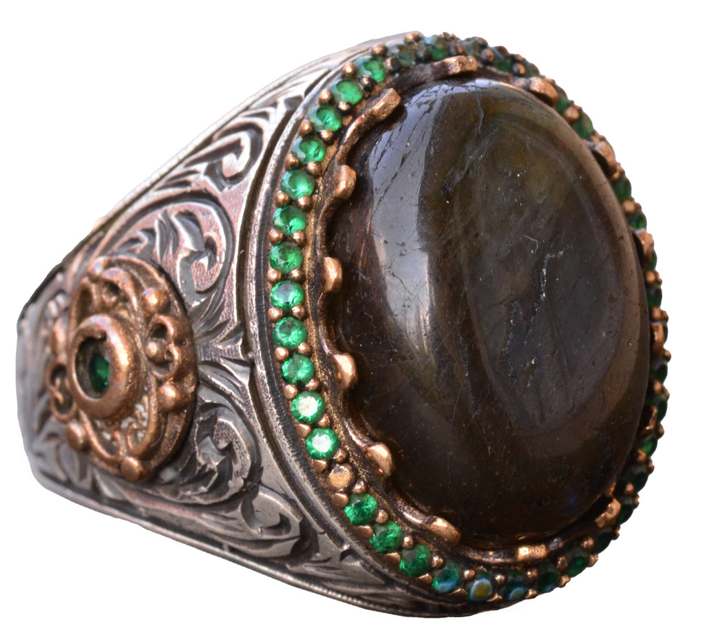 Labradorite Stone Ring