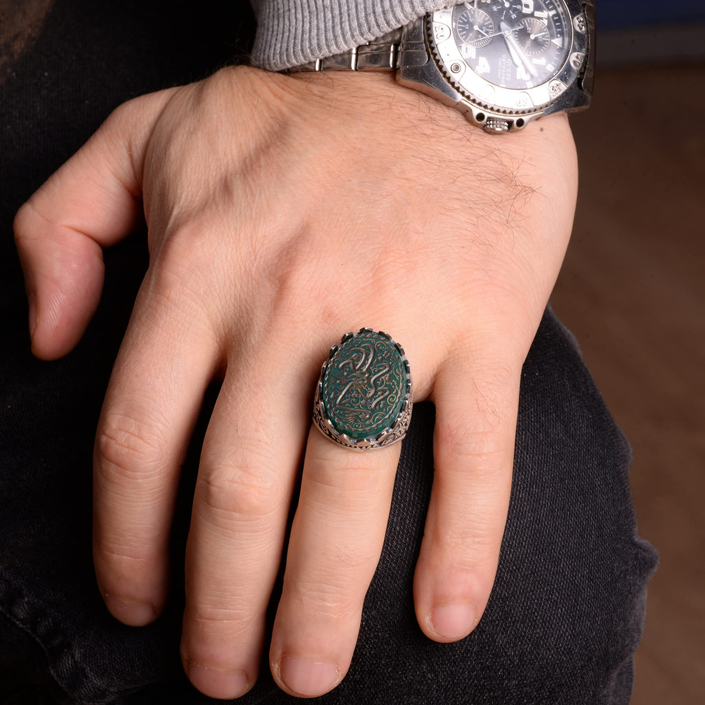 Natural Agate Stone Ring — 3
