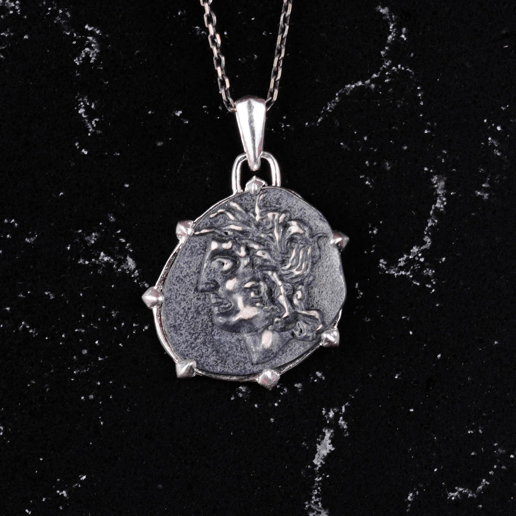 925 Sterling Silver Design Pendant - Zodiac Sign Necklace - Handmade Necklace (mythological figure) — 4