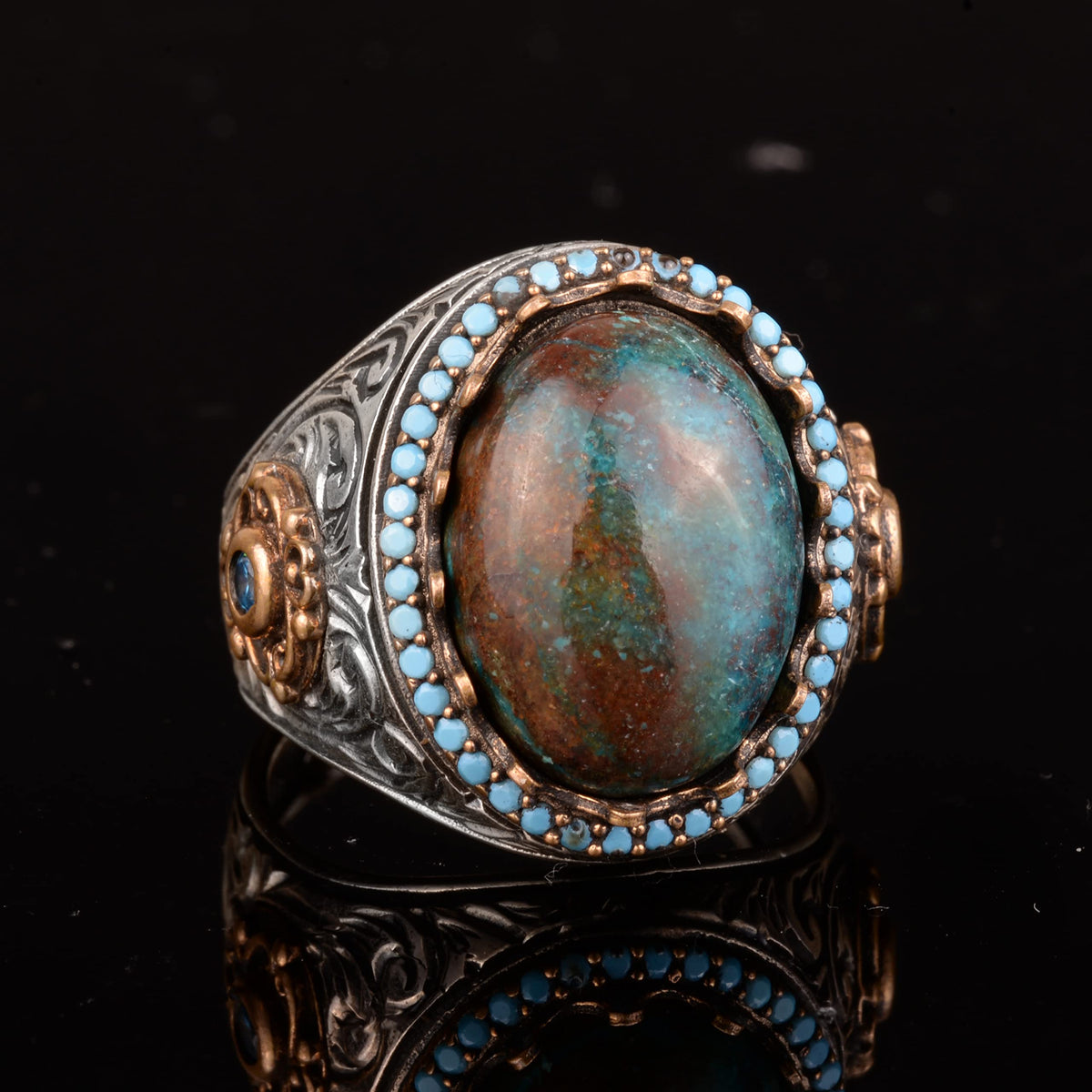 Azurite Stone Ring — 5