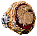 Handmade Hawk Ring - 925 Sterling Silver Gold Plated
