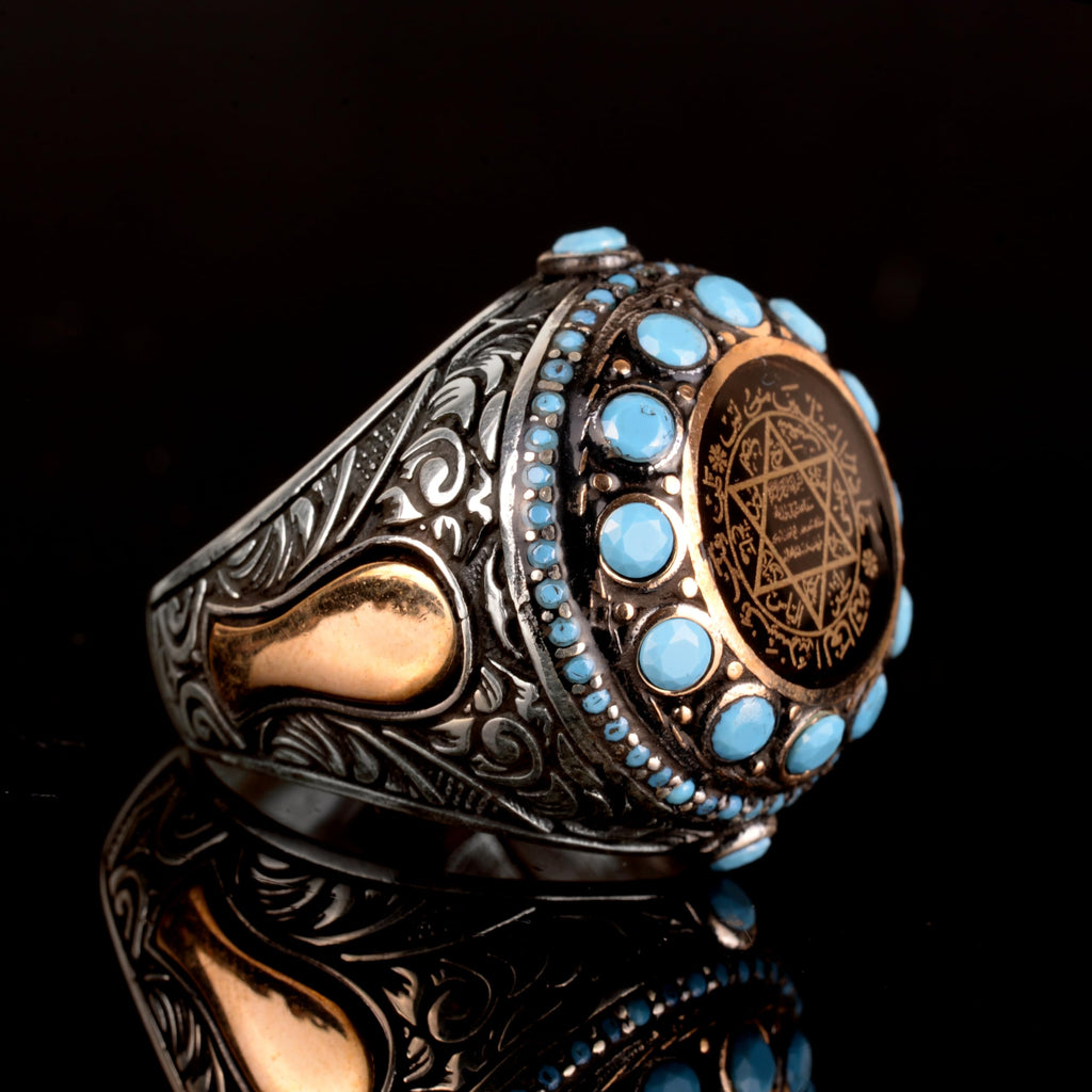 925 Sterling Silver Star of David Ring (Model-2) — 5
