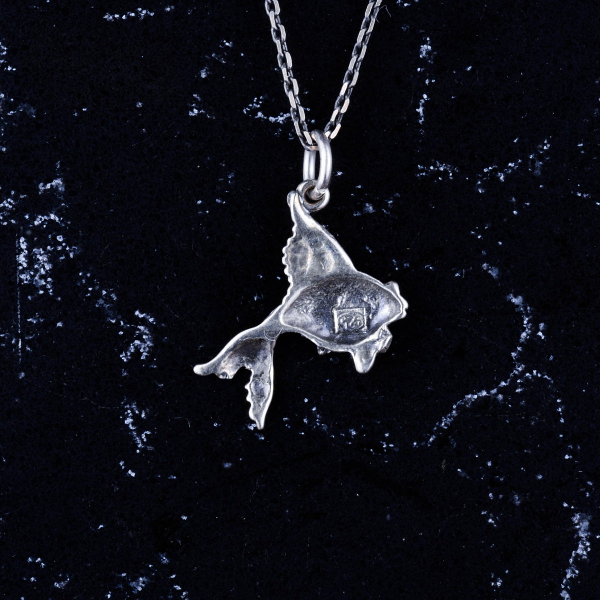 925 Sterling Silver Fish Pendant - Handmade Abundance and Flow Symbol — 5