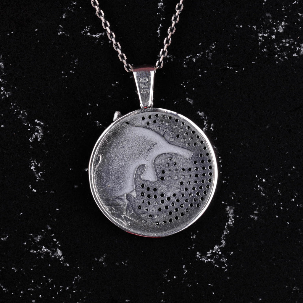 KAMBO 925 Sterling Silver Wolf Necklace - Handmade Symbol of Strength and Protection — 4