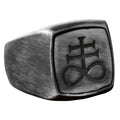 KAMBO Handcrafted 925 Sterling Silver Men's Infinity Cross Ring, Masonic Vintage Statement Jewelry, Unique Symbolic Desi