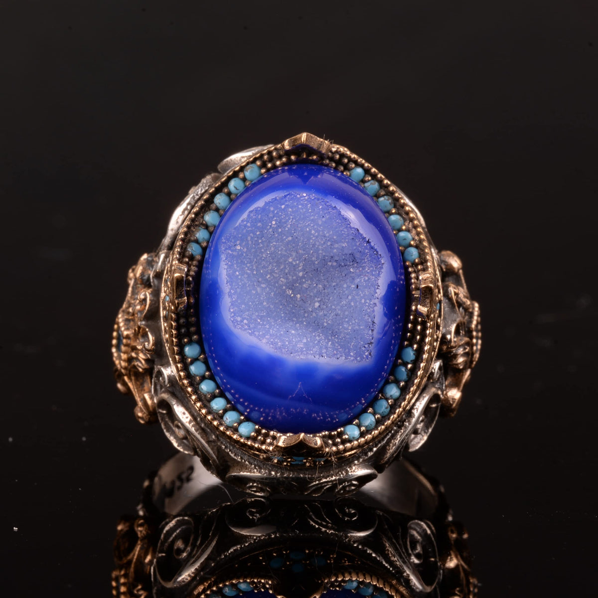 Natural Druzy Crystal Quartz Gemstone Ring (Model-2) — 3