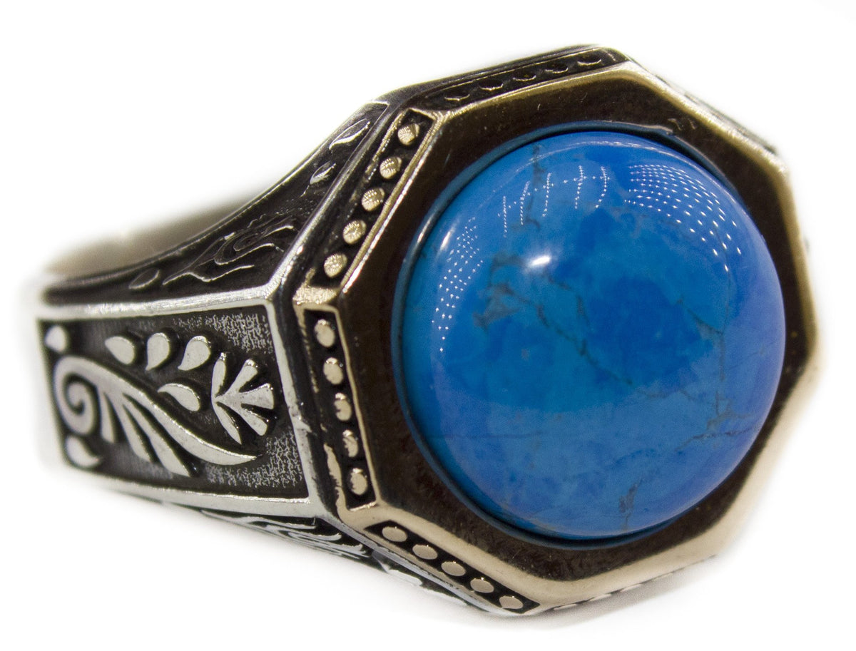 Silver Ring, Turquoise Stone