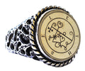 Men's Silver Ring - Occult Seal Talisman, Fine Craftsmanship Design