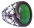 Elegant Snake Figure 925 Sterling Silver Men's Ring Collection