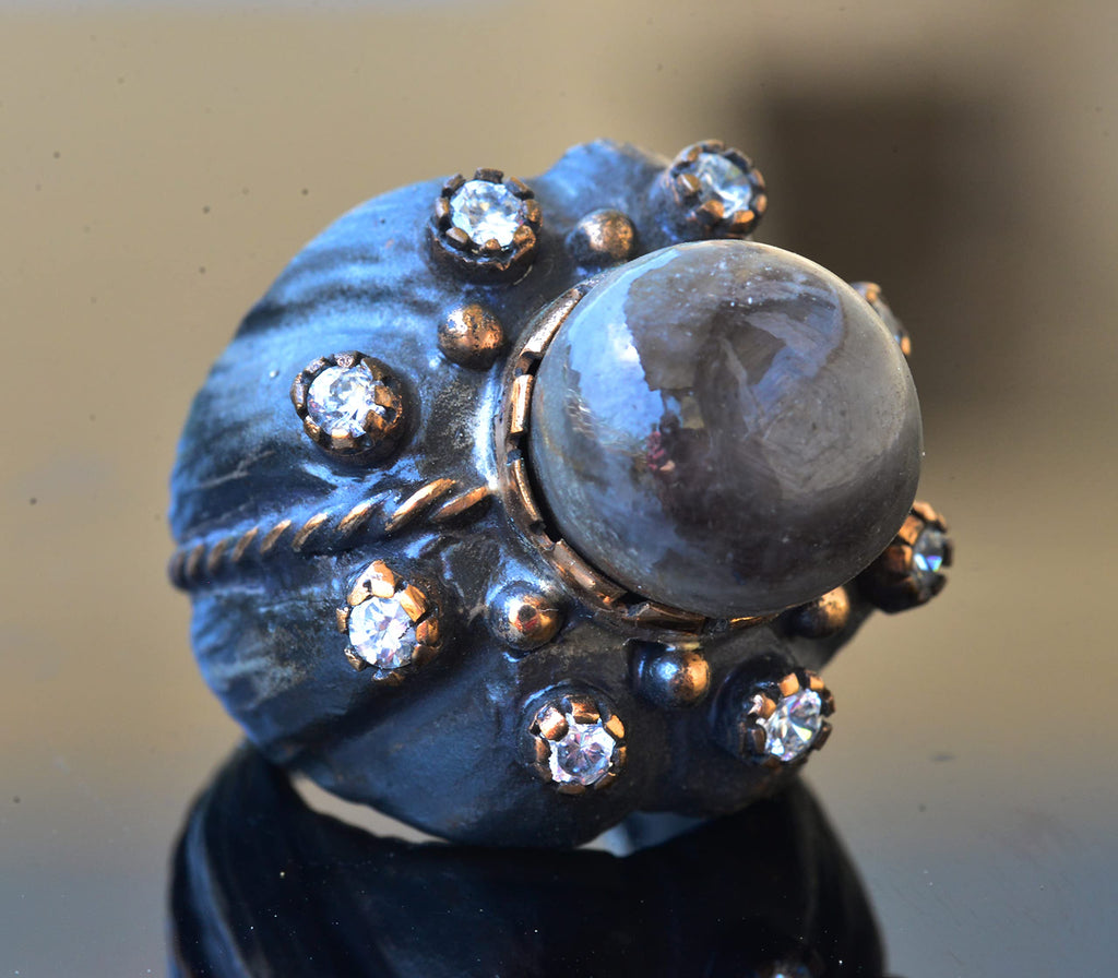 Natural Star Ruby Stone, Antique Ring, 925 Sterling Silver Men's Ring, Silver Men's Accessory — 3