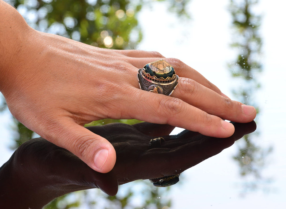Star of David Men's Ring — 6