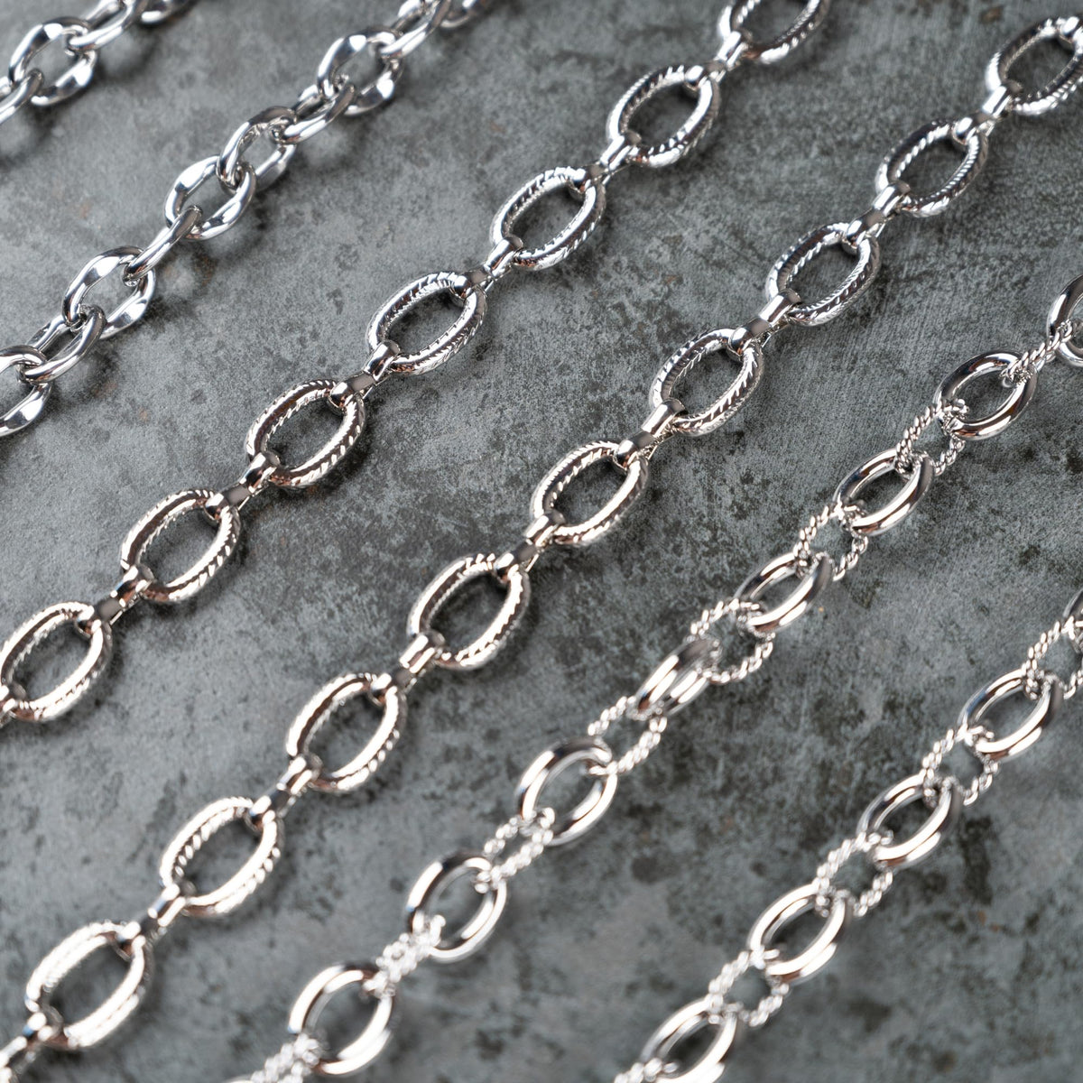 KAMBO Solid Silver Necklace Chains – 925 Sterling Silver Cable, Rope, and Box Chains for Men and Women – Multiple Length Options (22" (55cm)) — 4
