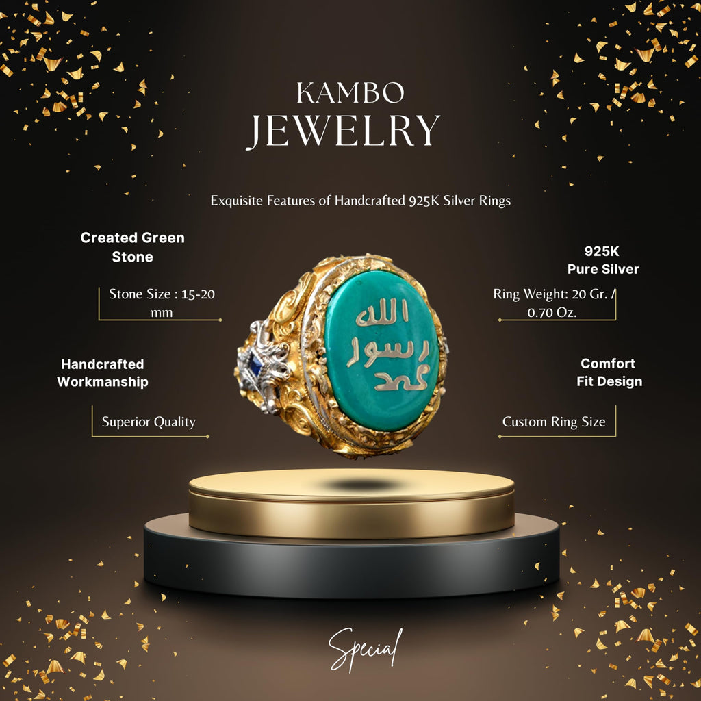 Silver Islamic Ring (Model-2) — 2