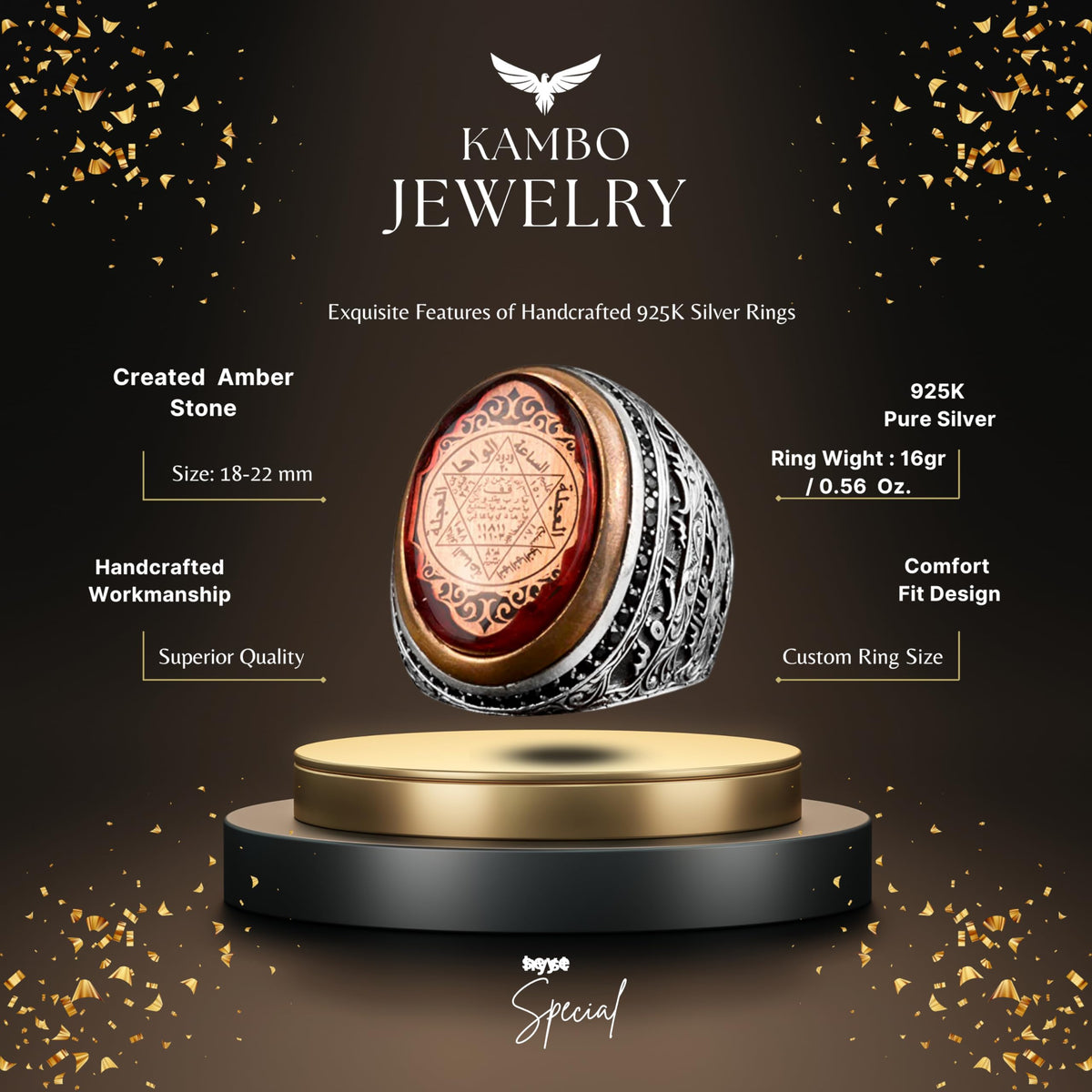 Star of David Ring (Model-2) — 2