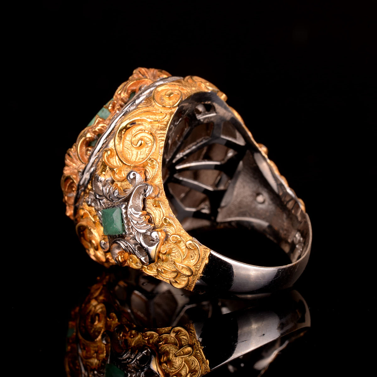 Real Arizona Turquoise Stone Ring (Model-3) — 5