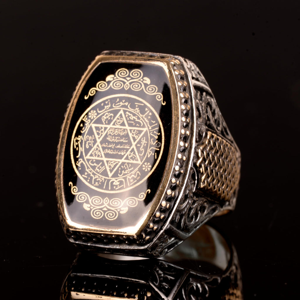 Star of David Ring - 925 Sterling Silver Men's Ring — 5